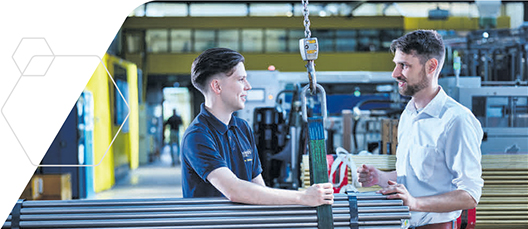 Mitarbeiter der Firma Heinrichs & Co. KG