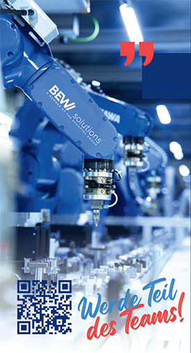 Maschine, JETZT bewerben, QR Code