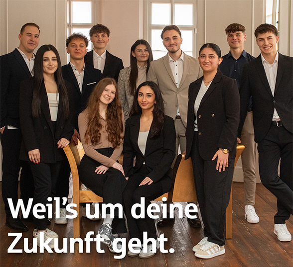 Weil’s um deine Zukunft geht. Mitarbeiter der Sparkasse Nienburg
