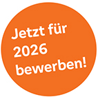 Jetzt für 2026 bewerben!