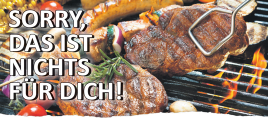 Gegrillte Würstchen und Gemüse vom Grill