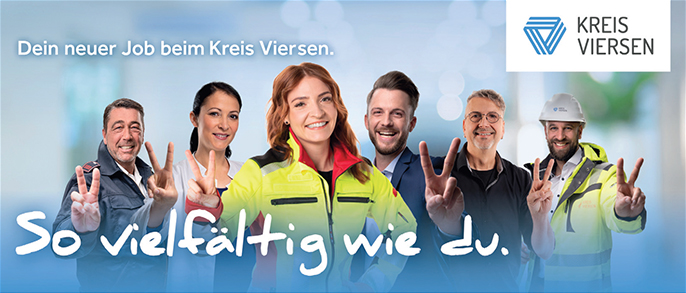 Kreis Viersen - Dein neuer Job beim Kreis Viersen. So vielfaeltig wir du.