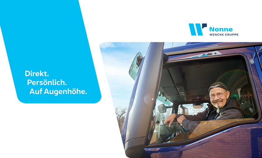 Direkt. Persönlich. Auf Augenhöhe. Nonne Wencke Gruppe - Berufskraftfahrer