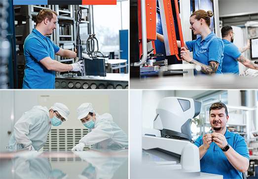 Mitarbeiter bei Plansee