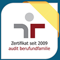 Zertifikat seit 2009 audit berufundfamilie