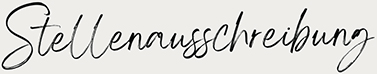 Stellenausschreibung