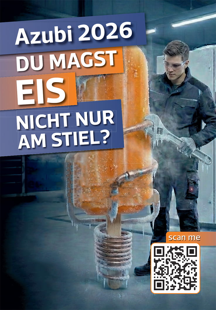 Azubi 2026 DU MAGST EIS NICHT NUR AM STIEL?  - scan me