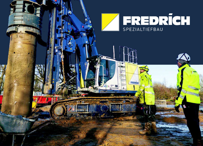 Mitarbeiter der Firma Kurt Fredrich Spezialtiefbau GmbH