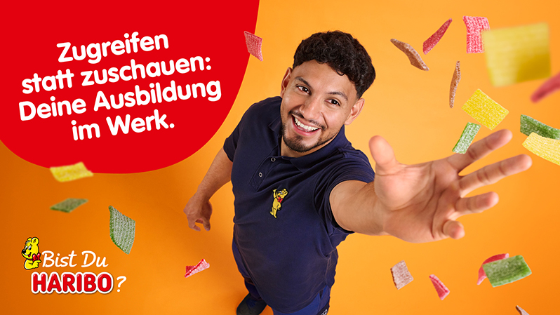Zugreifen statt zuschauen: Deine Ausbildung im Werk. Bist Du HARIBO?