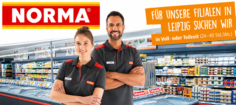 NORMA - Für unsere Filialen in Leipzig suchen wir in Voll- oder Teilzeit (24-40 Std./Wo.)