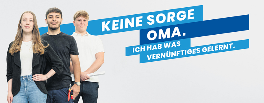 Keine sorge Oma. Ich hab was vernünftiges gelernt.