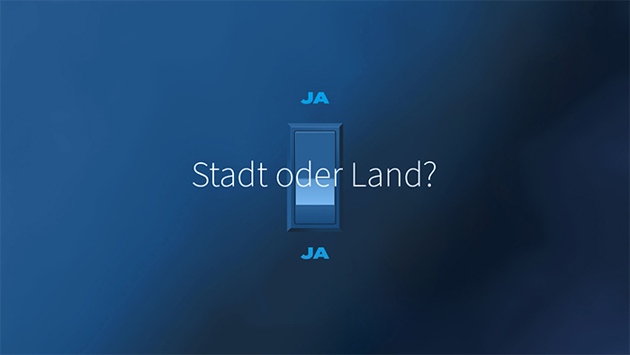 Stadt oder Land