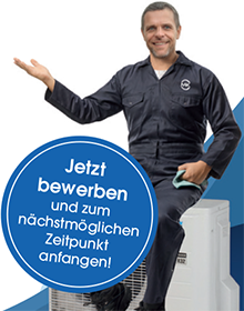Mitarbeiter der Firma MK Klimatechnik GmbH - Jetzt bewerben und zum nächstmöglichen Zeitpunkt anfangen!