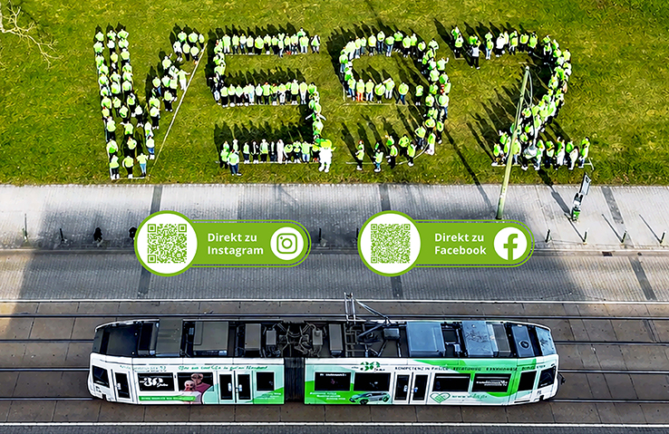 VS92 - Strassenbahn - Direkt zu Instagram - Direkt zu Facebook