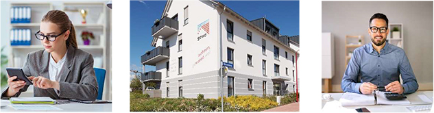 Mitarbeiter der Firma Freitaler Wohnungsgenossenschaft eG