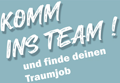 Komm ins Team und finde deinen Traumjob