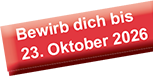 Bewirb dich bis 24. Oktober 2025