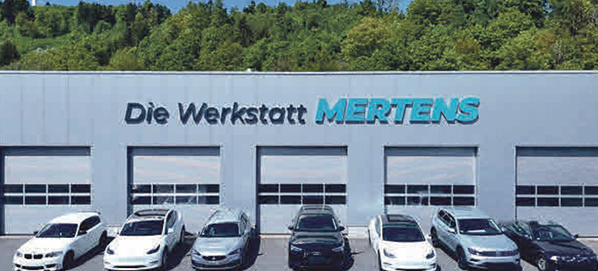 Außenansicht Werkstatt Mertens