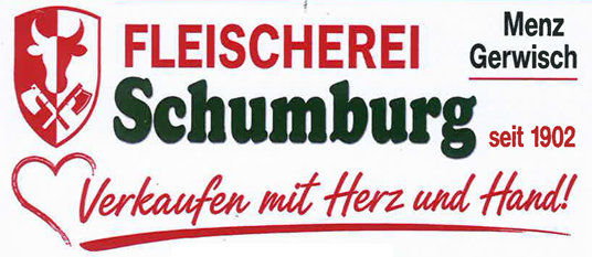 Logo Fleischerei Schumburg - Verkaufen mit Herz und Hand!
