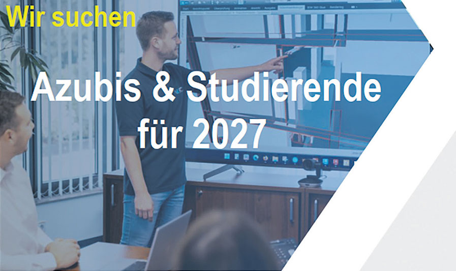 Teamwork - Wir suchen Azubis & Studierende für 2027