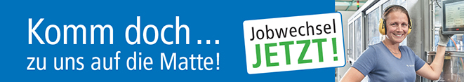 Komm doch zu uns auf die Matte! Jobwechsel jetzt - Produktionsmitarbeiterin