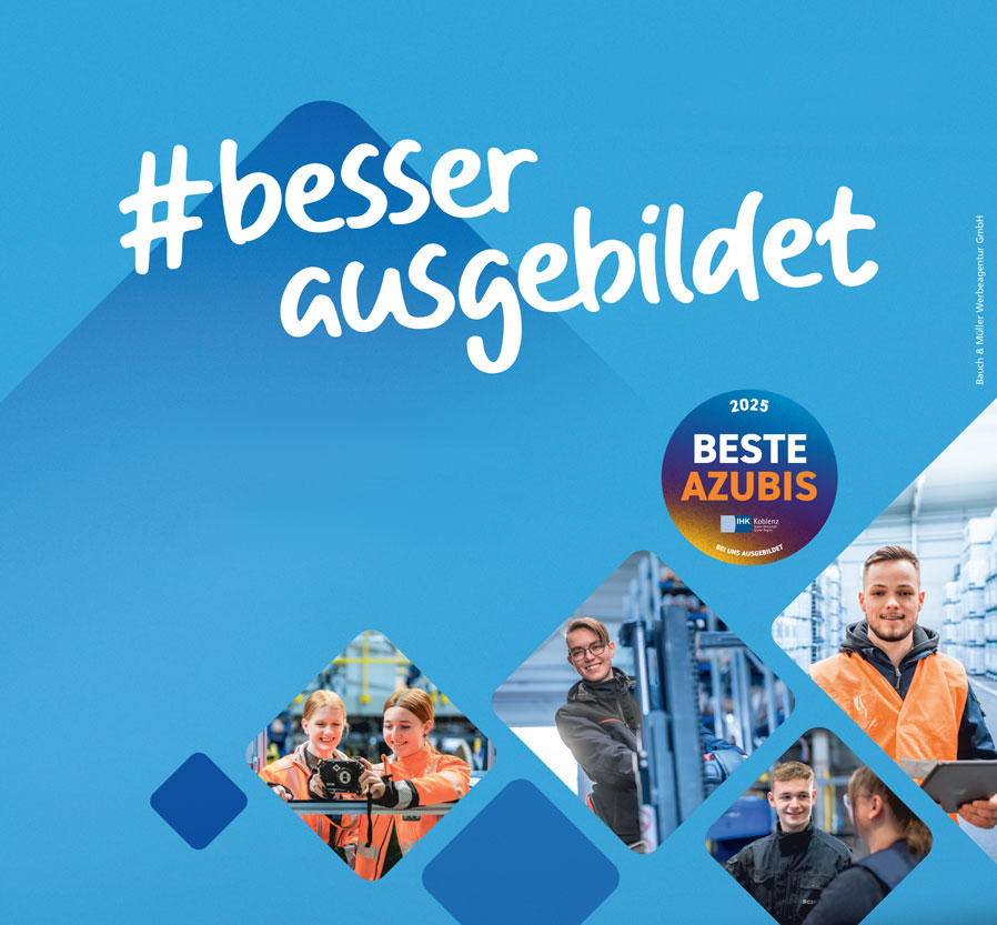 #besserausgebildet - 2025 Beste Azubis IHK Koblenz Bei uns ausgebildet.