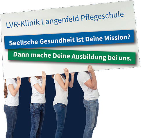 LVR-Klinik Langenfeld Pflegeschule - Seelische Gesundheit ist Deine Mission? Dann mache Deine Ausbildung bei uns.