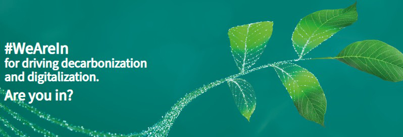 #WeAreln for driving decarbonization and digitalization. Are you in?