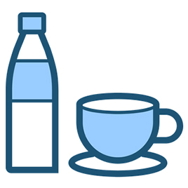Kaffee- und Wasserflatrate