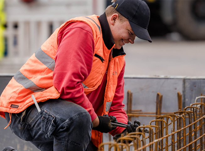 Mitarbeiter der Firma Dechant Hoch- und Ingenieurbau GmbH