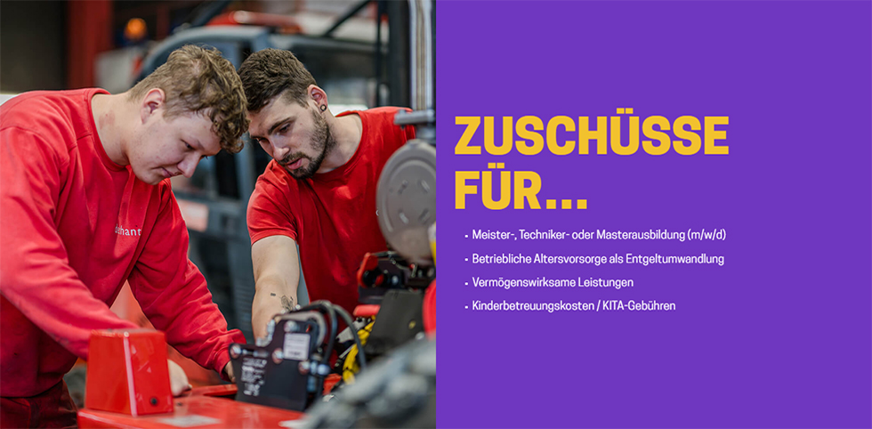 ZUSCHÜSSE FÜR... Meister-, Techniker- oder Masterausbildung (m/w/d)