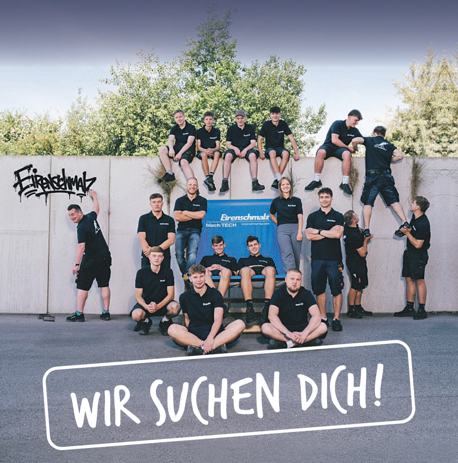 Team der Firma Eirenschmalz Maschinenbaumechanik und Metallbau GmbH - Wir suchen Dich!