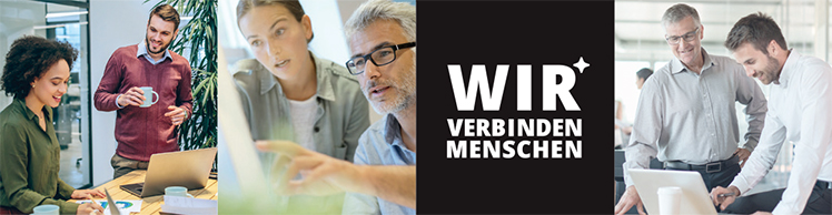 Gruppen von Menschen in Gesprächen und Meetings. Wir verbinden Menschen
