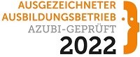 Ausgezeichneter Ausbildungsbetrieb Azubi-Geprüft 2022