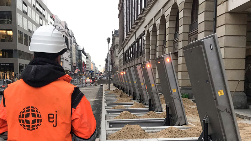 Arbeiter auf der Baustelle