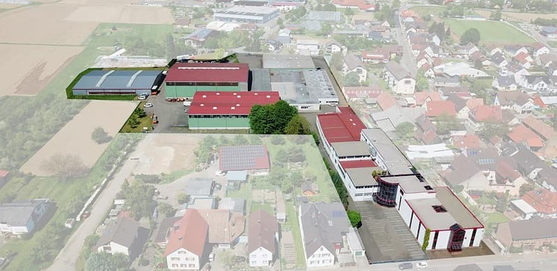 Stadt von oben gesehen