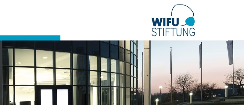 Firmensitz im Dunkeln