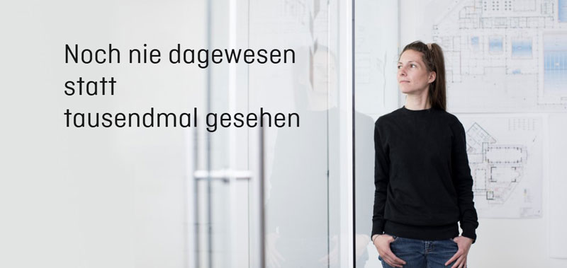 Frau in schwarzer Bluse - Bunte Vielfalt statt grauer Einfalt