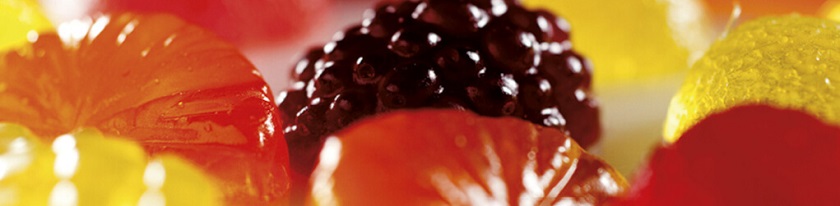 Früchte in verschiedenen Farben