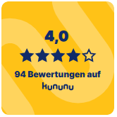 4,0 Sterne 94 Bewertungen auf kununu