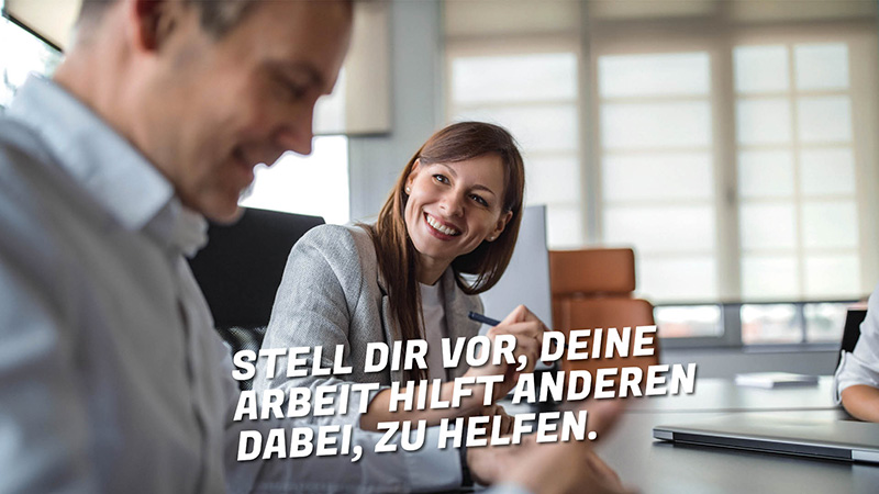 Team - STELL DIR VOR, DEINE ARBEIT HILFT ANDEREN DABEI, ZU HELFEN.