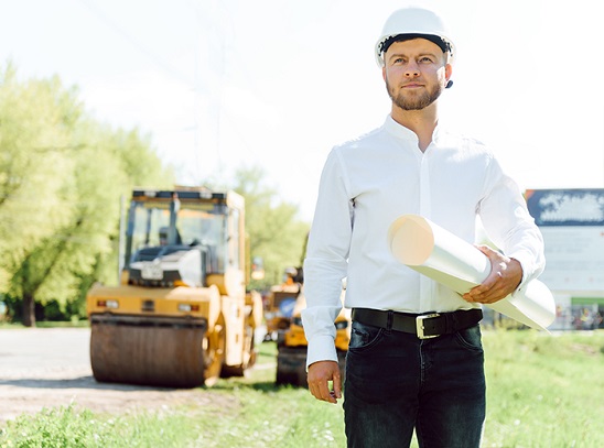 Ingenieur vor Ort