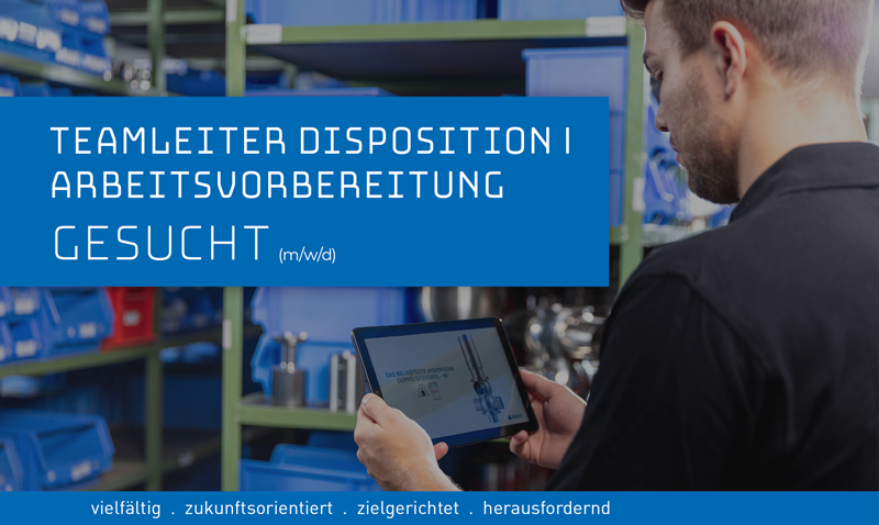 Teamleiter Disposition I Arbeitsvorbereitung