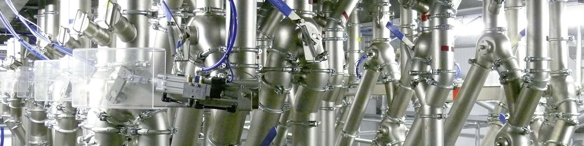 Metallstangen mit Sensoren