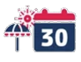 30 Tage Urlaub