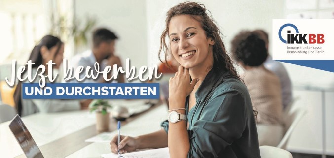 Frau - Jetzt bewerben und durchstarten
