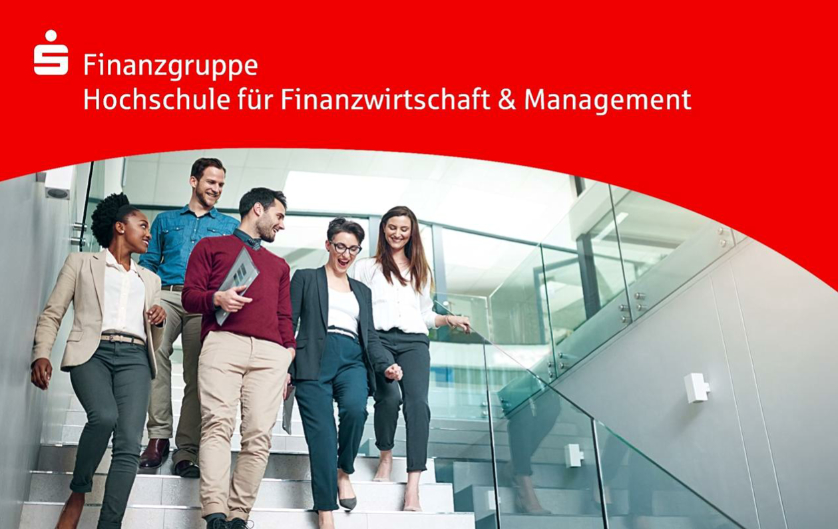 Finanzgruppe Hochschule für Finanzwirtschaft & Management GmbH - Kollegen gehen die Treppe hinunter