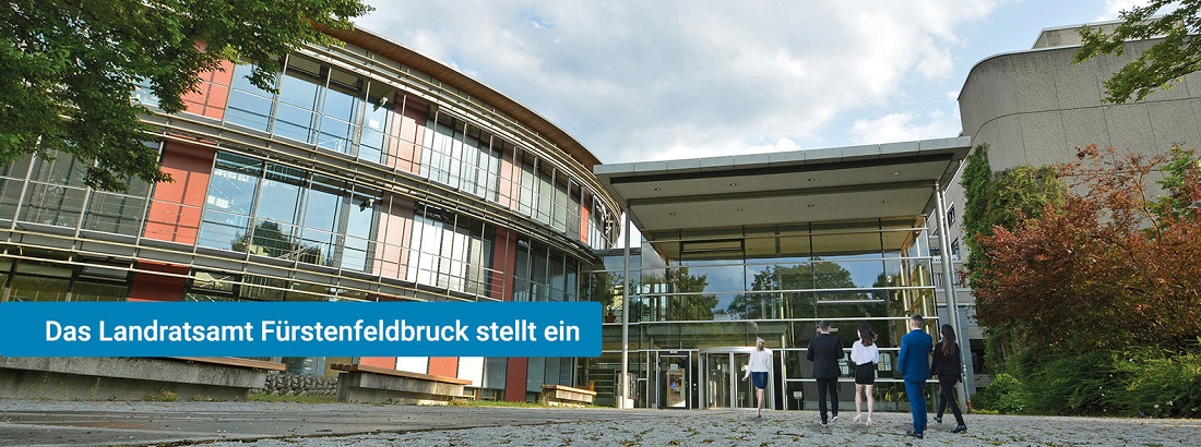 Gebäudeeingang - Das Landratsamt Fürstenfeldbruck stellt ein
