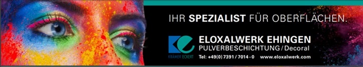 das Bemalte gesicht - ELOXALWERK EHINGEN - PULVERBESCHICHTUNG/Decoral