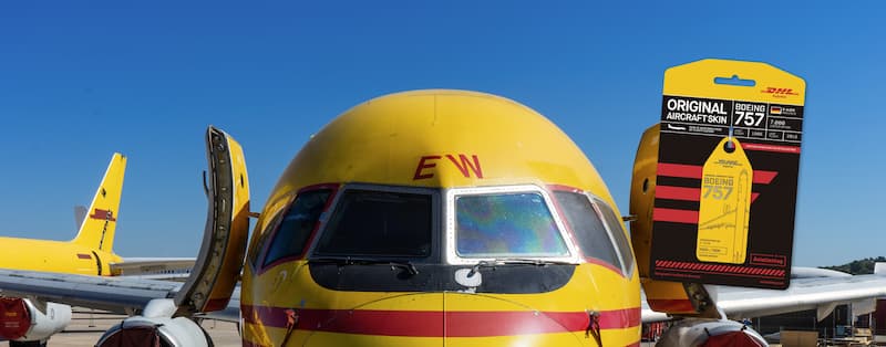 Gelbes Flugzeus